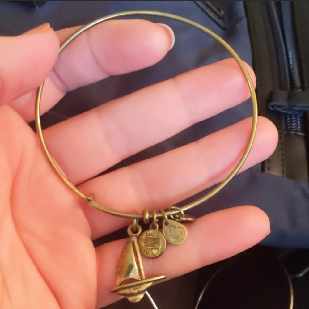 Alex and Ani Sail boat bracelet